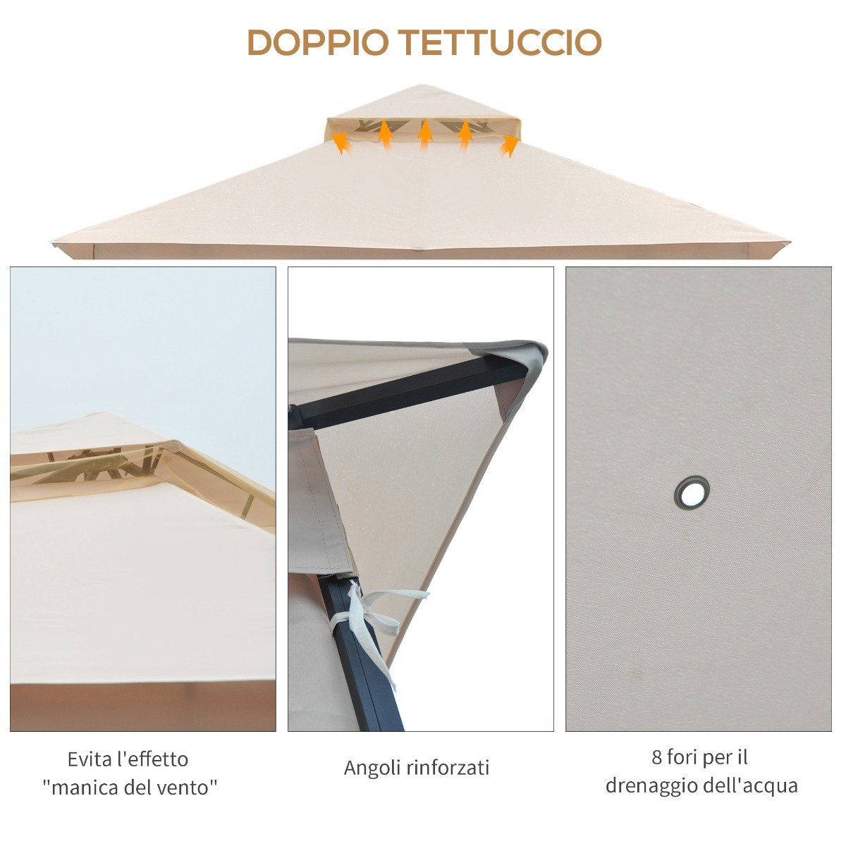 immagine-2-easycomfort-easycomfort-gazebo-da-giardino-3x3m-in-metallo-con-zanzariere-e-tettuccio-in-poliestere-beige-ean-8055776913650