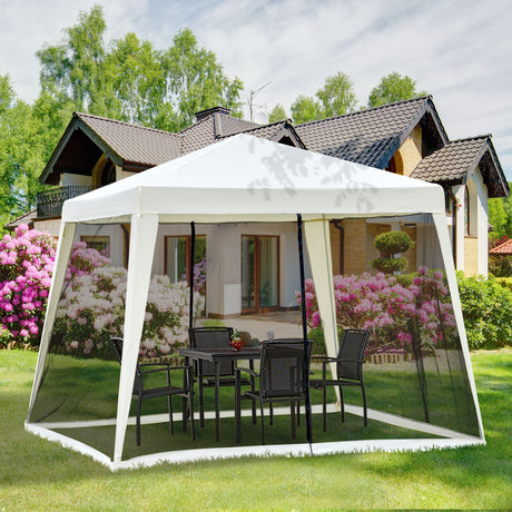 immagine-2-easycomfort-easycomfort-gazebo-impermeabile-con-zanzariere-da-giardino-esterno-tendone-in-poliestere-3-x-3-x-2-45-m-beige-ean-8054144134918