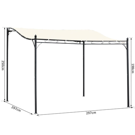 immagine-2-easycomfort-easycomfort-gazebo-tenda-parasole-con-telo-in-poliestere-crema-297x297cm-ean-8055776912516