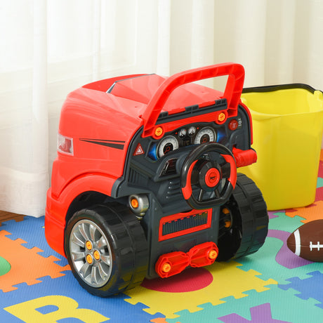 immagine-2-easycomfort-easycomfort-officina-camion-giocattolo-con-motore-e-61-accessori-per-bambini-3-5-anni-ruote-e-maniglia-40x39x47cm-rosso