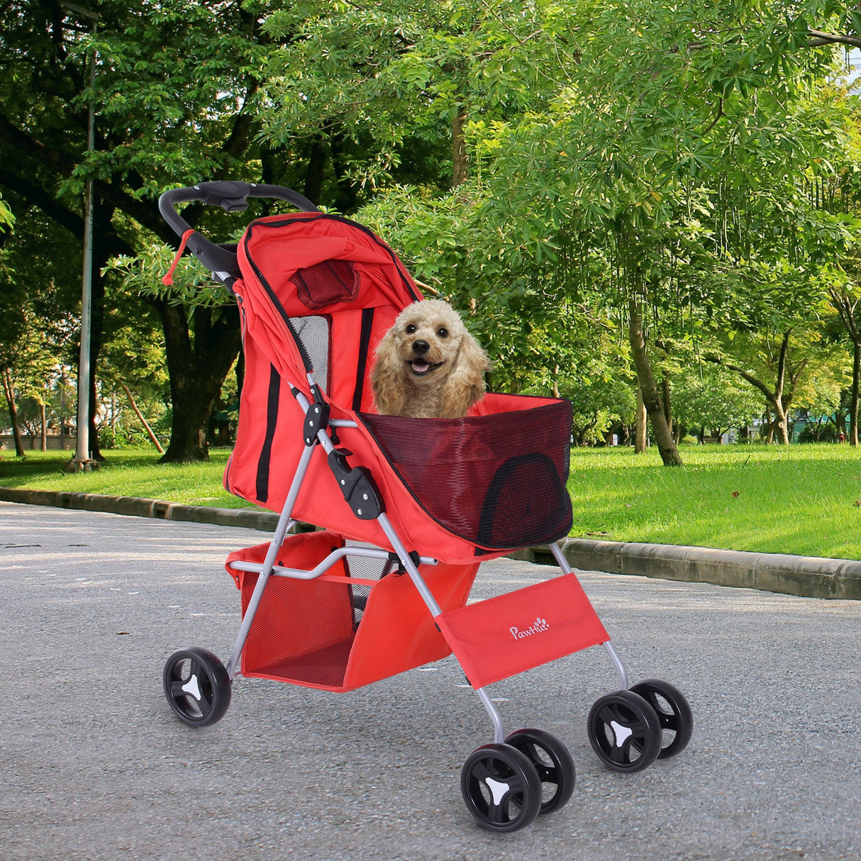 immagine-2-easycomfort-easycomfort-passeggino-per-animali-domestici-pieghevole-rosso-75-x-46-x-94-cm-ean-8054144130552