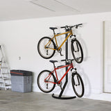 immagine-2-easycomfort-easycomfort-rastrelliera-verticale-portabiciclette-in-acciaio-nero-con-altezza-regolabile-per-2-biciclette-max-40-kg-ean-8054111845779