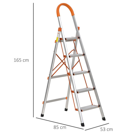 immagine-2-easycomfort-easycomfort-scala-professionale-in-alluminio-con-5-gradini-pieghevole-e-salvaspazio-ean-8054111848848