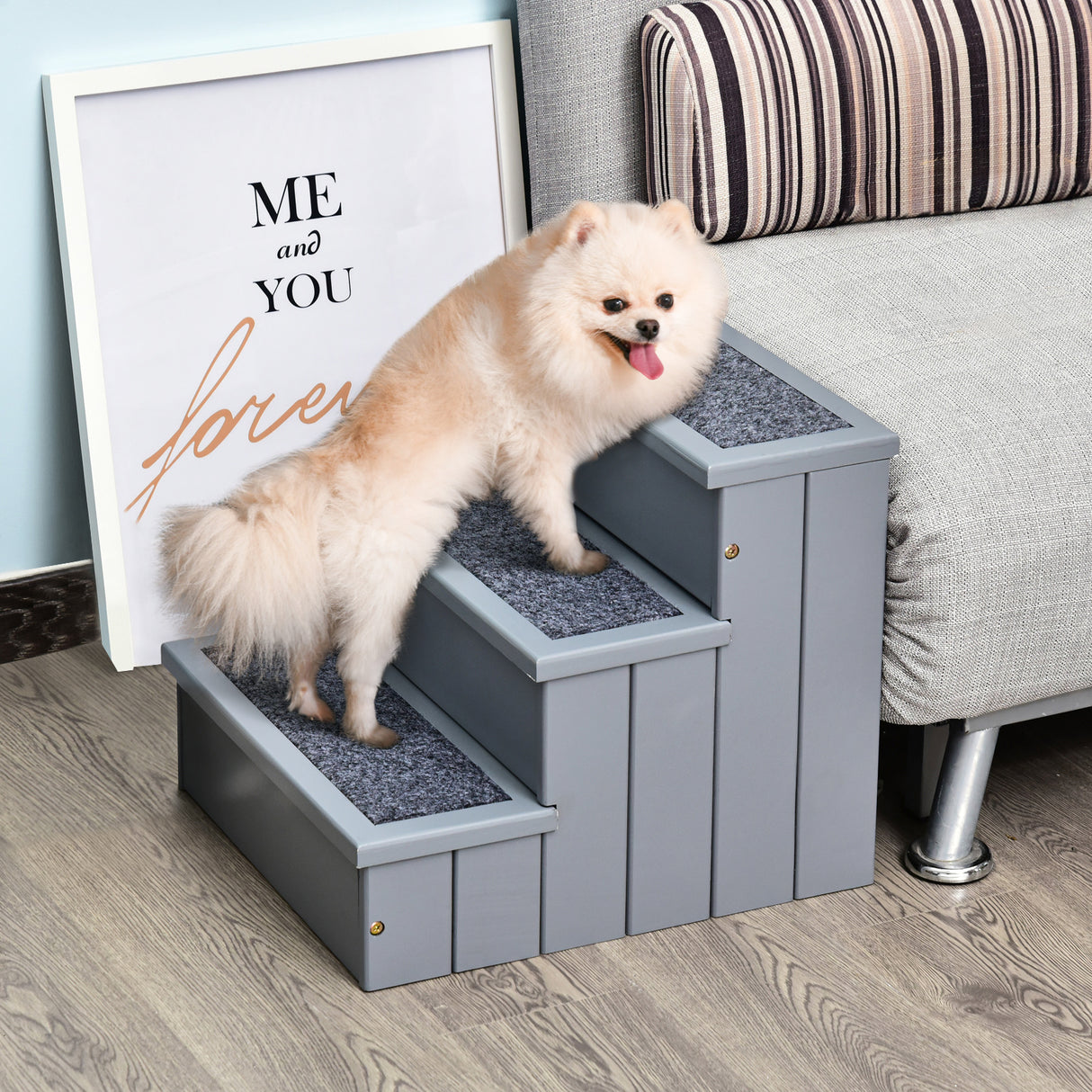 immagine-2-easycomfort-easycomfort-scaletta-per-cani-a-3-gradini-con-tappeto-antiscivolo-e-spazio-interno-40-5x44-5x38cm-grigio