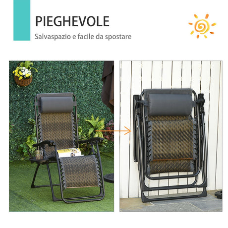 immagine-2-easycomfort-easycomfort-sedia-a-sdraio-da-giardino-in-rattan-pieghevole-con-poggiatesta-e-vassoio-prendisole-struttura-in-acciaio-grigio-ean-8054144135250