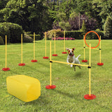 immagine-2-easycomfort-easycomfort-set-agility-dog-per-addestramento-cani-con-ostacoli-regolabili-slalom-e-tunnel