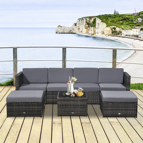 immagine-2-easycomfort-easycomfort-set-da-7-pezzi-salotto-da-esterni-in-rattan-con-poltrona-pouf-tavolino-grigio