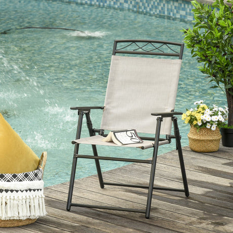 immagine-2-easycomfort-easycomfort-set-di-2-sedie-pieghevoli-da-giardino-con-braccioli-in-metallo-e-textilene-beige-e-nero-ean-8054144137766