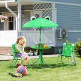 immagine-2-easycomfort-easycomfort-set-tavolo-da-giardino-con-2-sedie-pieghevoli-e-ombrellone-per-bambini-in-metallo-e-poliestere-verde-ean-8054111849968