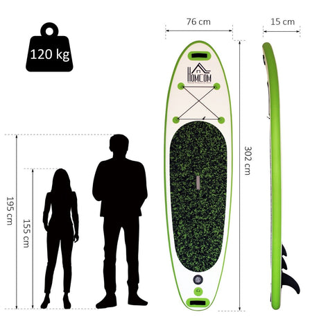 immagine-2-easycomfort-easycomfort-tavola-gonfiabile-sup-stand-up-paddle-con-pagaia-regolabile-tavola-da-surf-con-accessori-verde-302x76x15cm-ean-8055776915494