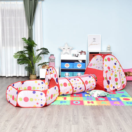 immagine-2-easycomfort-easycomfort-tenda-3-in-1-per-bambini-18-mesi-con-tunnel-vasca-palline-e-canestro-sistema-pop-up-290x120x90cm