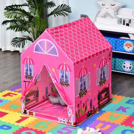 immagine-2-easycomfort-easycomfort-tenda-da-gioco-rosa-per-bambina-3-anni-93-x-69-x-103-cm-idea-regalo-tema-principessa