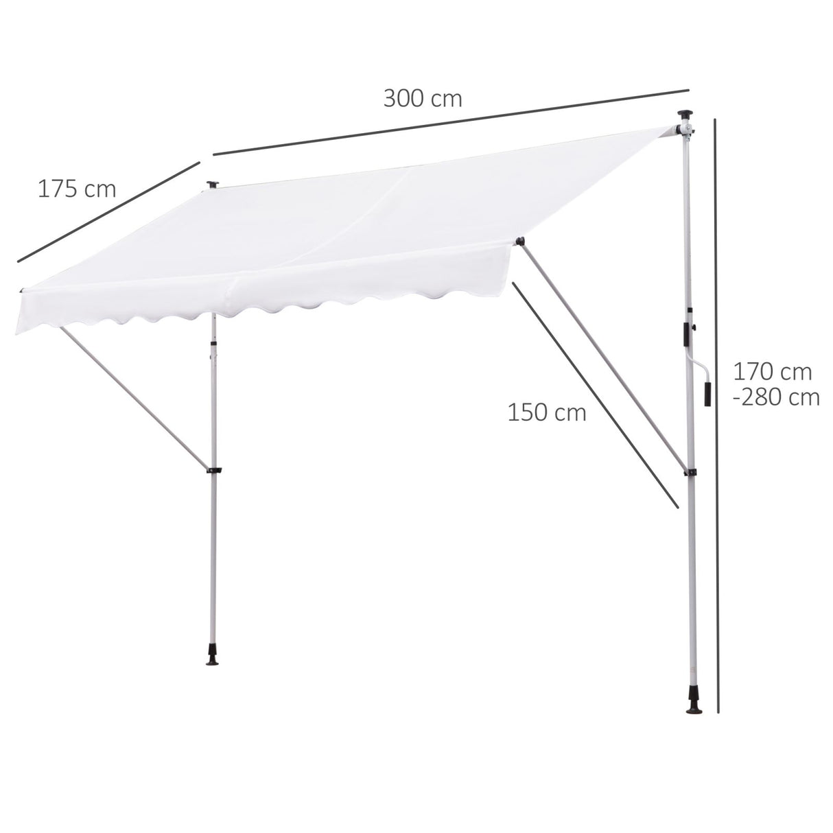 immagine-2-easycomfort-easycomfort-tenda-da-sole-a-bracci-3x1-5m-con-manovella-e-struttura-telescopica-bianco-ean-8054144133546