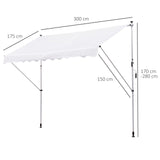 immagine-2-easycomfort-easycomfort-tenda-da-sole-a-bracci-3x1-5m-con-manovella-e-struttura-telescopica-bianco-ean-8054144133546