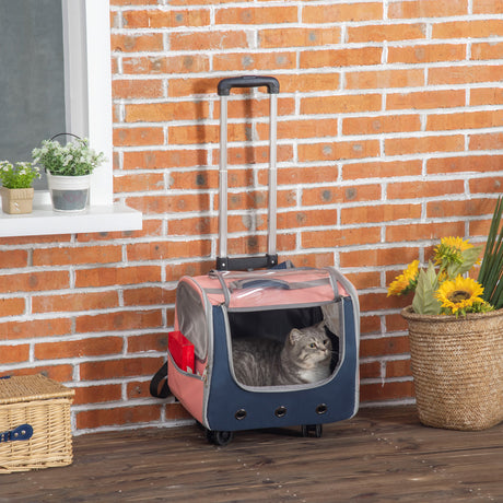 immagine-2-easycomfort-easycomfort-trasportino-per-cani-taglia-xs-zaino-per-cani-con-design-a-3-entrate-e-finestre-a-rete-42x30x36-cm