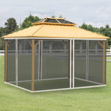 immagine-2-easycomfort-easycomfort-zanzariera-per-gazebo-3x4m-con-cerniere-e-anelli-pannelli-da-352x207cm-nerobeige