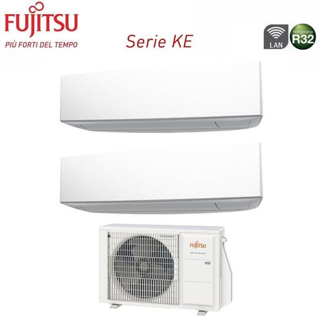 immagine-2-fujitsu-climatizzatore-condizionatore-fujitsu-dual-split-inverter-serie-ke-white-79-con-aoyg14kbta2-r-32-wi-fi-integrato-70009000-colore-bianco