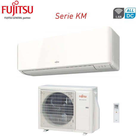 immagine-2-fujitsu-climatizzatore-condizionatore-fujitsu-inverter-serie-km-12000-btu-asyg12kmce-codice-3ngf87170-r-32-wi-fi-optional-classe-aa