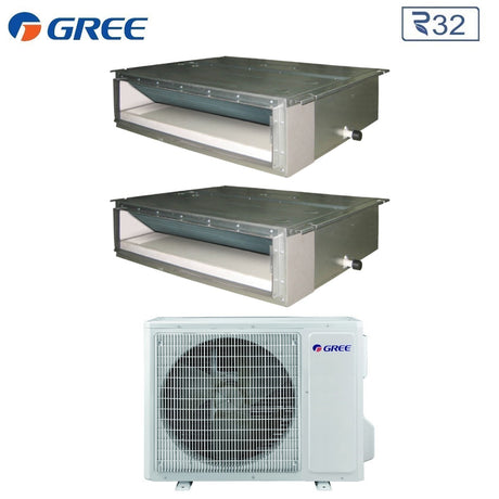 immagine-2-gree-climatizzatore-condizionatore-gree-canalizzato-dual-split-inverter-912-con-gwhd24nk6oo-r-32-900012000