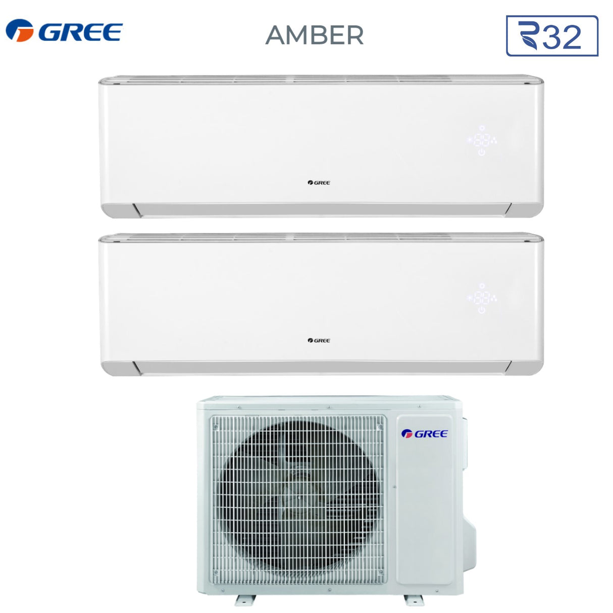 immagine-2-gree-climatizzatore-condizionatore-gree-dual-split-inverter-serie-amber-1212-con-gwhd18nk6ko-r-32-wi-fi-integrato-1200012000-ean-8059657011947