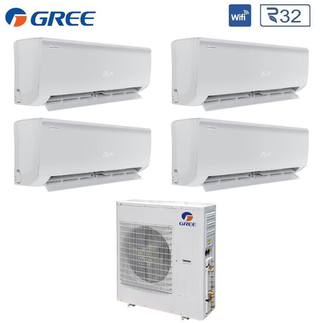 immagine-2-gree-climatizzatore-condizionatore-gree-quadri-split-inverter-serie-bora-plus-9999-con-gwhd28nk6oo-r-32-wi-fi-optional-9000900090009000