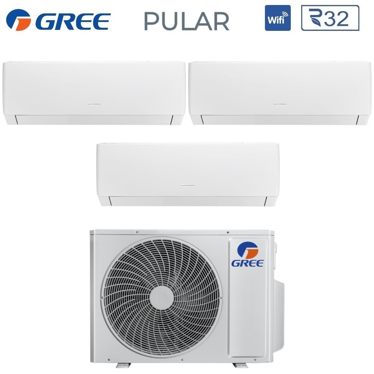 immagine-2-gree-climatizzatore-condizionatore-gree-quadri-split-inverter-serie-pular-7777-con-gwhd28nk6oo-r-32-wi-fi-integrato-7000700070007000