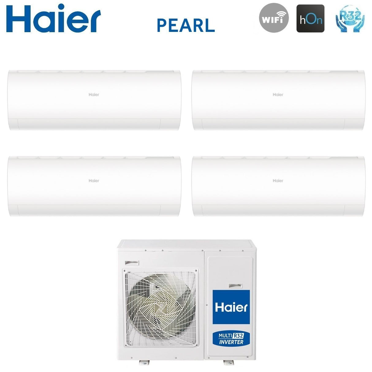 immagine-2-haier-climatizzatore-condizionatore-haier-quadri-split-inverter-serie-pearl-7121212-con-4u75s2sr2fa-r-32-wi-fi-integrato-7000120001200012000-novita