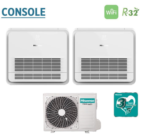 immagine-2-hisense-climatizzatore-condizionatore-hisense-dual-split-console-1212-con-2amw50u4rxa-r-32-wi-fi-optional-telecomando-di-serie-incluso-1200012000