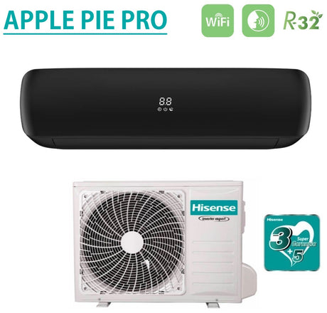 immagine-2-hisense-climatizzatore-condizionatore-hisense-inverter-serie-apple-pro-black-12000-btu-tgve120bg-r-32-wi-fi-integrato-classe-aa-colore-nero