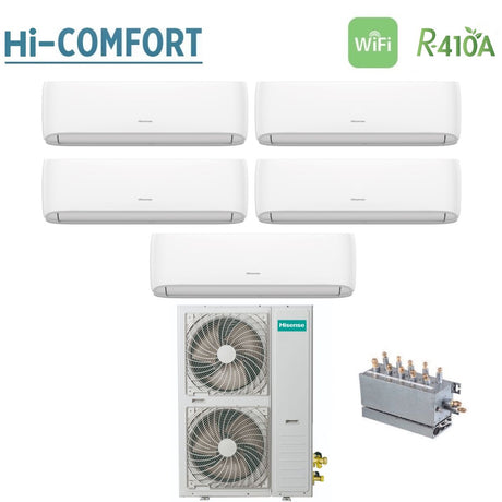 immagine-2-hisense-climatizzatore-condizionatore-hisense-penta-split-inverter-serie-hi-comfort-999912-con-amw123u4se-r-410-wi-fi-integrato-compreso-di-branch-box-900090009000900012000