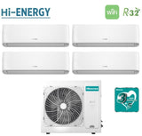 immagine-2-hisense-climatizzatore-condizionatore-hisense-quadri-split-inverter-serie-energy-pro-plus-hi-energy-12121212-con-4amw105u4raa-r-32-wi-fi-integrato-12000120001200012000