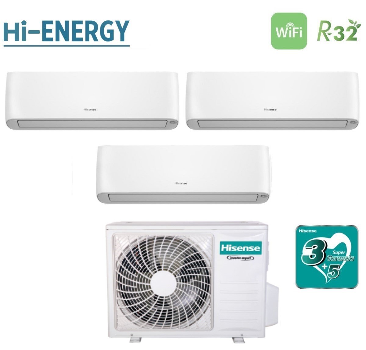 Climatizzatore Condizionatore Dual Split Hisense Energy Pro Plus Hi Energy 9000900012000 2257