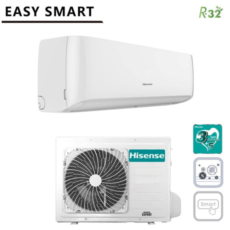 immagine-2-hisense-climatizzatore-condizionatore-inverter-hisense-serie-easy-smart-r-32-18000-btu-ca50xs01g-ca50xs01w-classe-a
