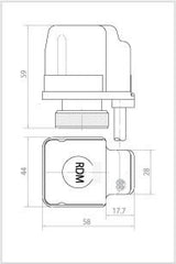 immagine-2-idealclima-testina-hd-elettrotermica-ideal-clima-slts04-da-230v-per-kit-collegamento-idraulico-motorizzabile