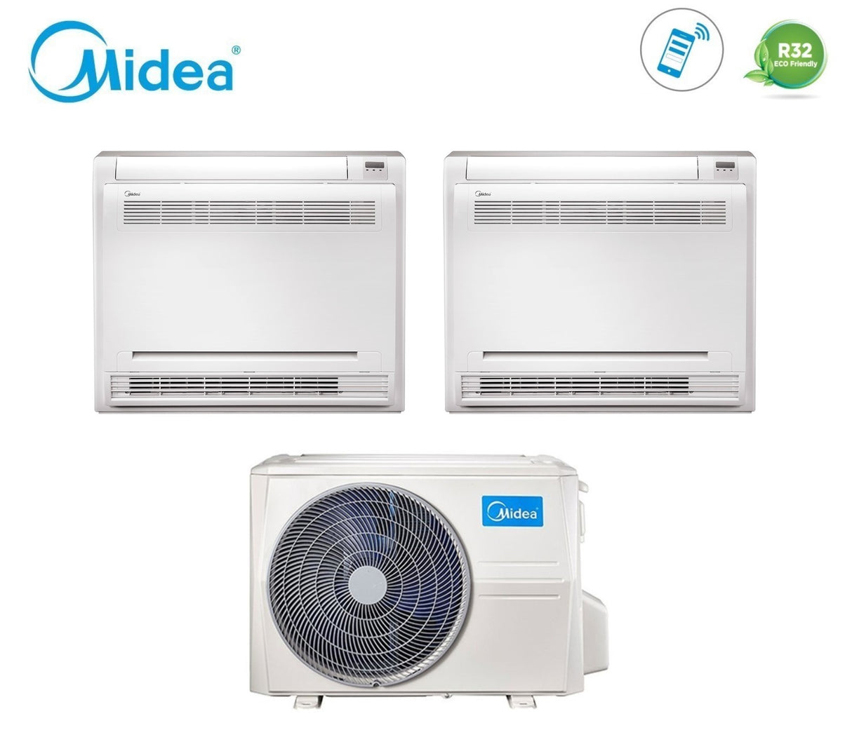 immagine-2-midea-climatizzatore-condizionatore-console-midea-dual-split-inverter-1212-con-m2oe-18hfn8-q-r-32-1200012000