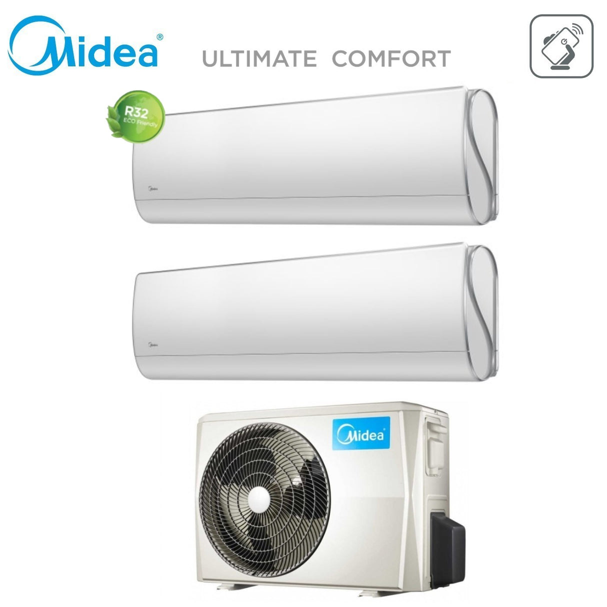 immagine-2-midea-climatizzatore-condizionatore-midea-dual-split-inverter-serie-ultimate-comfort-99-con-m2o-18fn8-q-r-32-wi-fi-integrato-90009000-ean-8059657017413