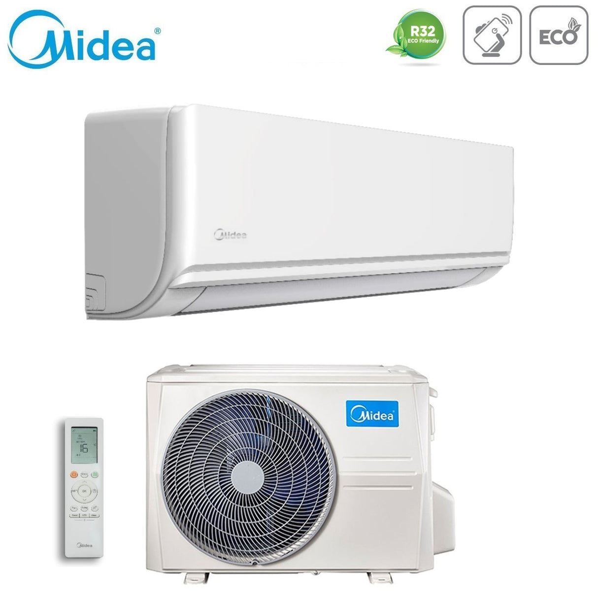 immagine-2-midea-climatizzatore-condizionatore-midea-inverter-serie-exclusive-12000-btu-msagwbu-12hrdn8-r-32-wi-fi-optional-classe-aa