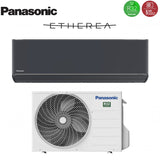 immagine-2-panasonic-climatizzatore-condizionatore-panasonic-inverter-serie-etherea-dark-9000-btu-cs-xz25xkew-h-r-32-wi-fi-integrato-colore-grigio-grafite
