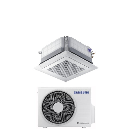immagine-2-samsung-climatizzatore-condizionatore-samsung-inverter-cassetta-4-vie-mini-windfree-18000-btu-ac052rnndkg-r-32-wi-fi-optional-con-pannello-incluso