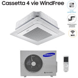 immagine-2-samsung-climatizzatore-condizionatore-samsung-inverter-cassetta-a-4-vie-windfree-24000-btu-ac071nn4dkh-monofase-wi-fi-optional-con-telecomando-wireless-e-pannello-incluso