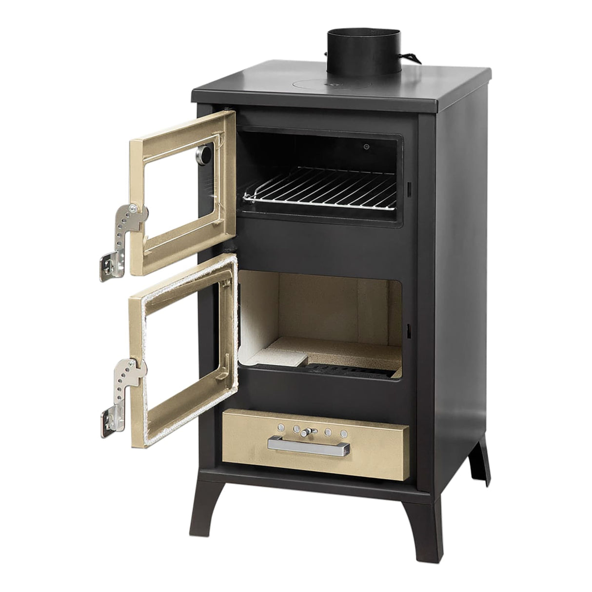 immagine-3-divina-fire-stufa-a-legna-con-forno-marzia-nera-153-kw-l45xp485xh915-ean-5200416400141