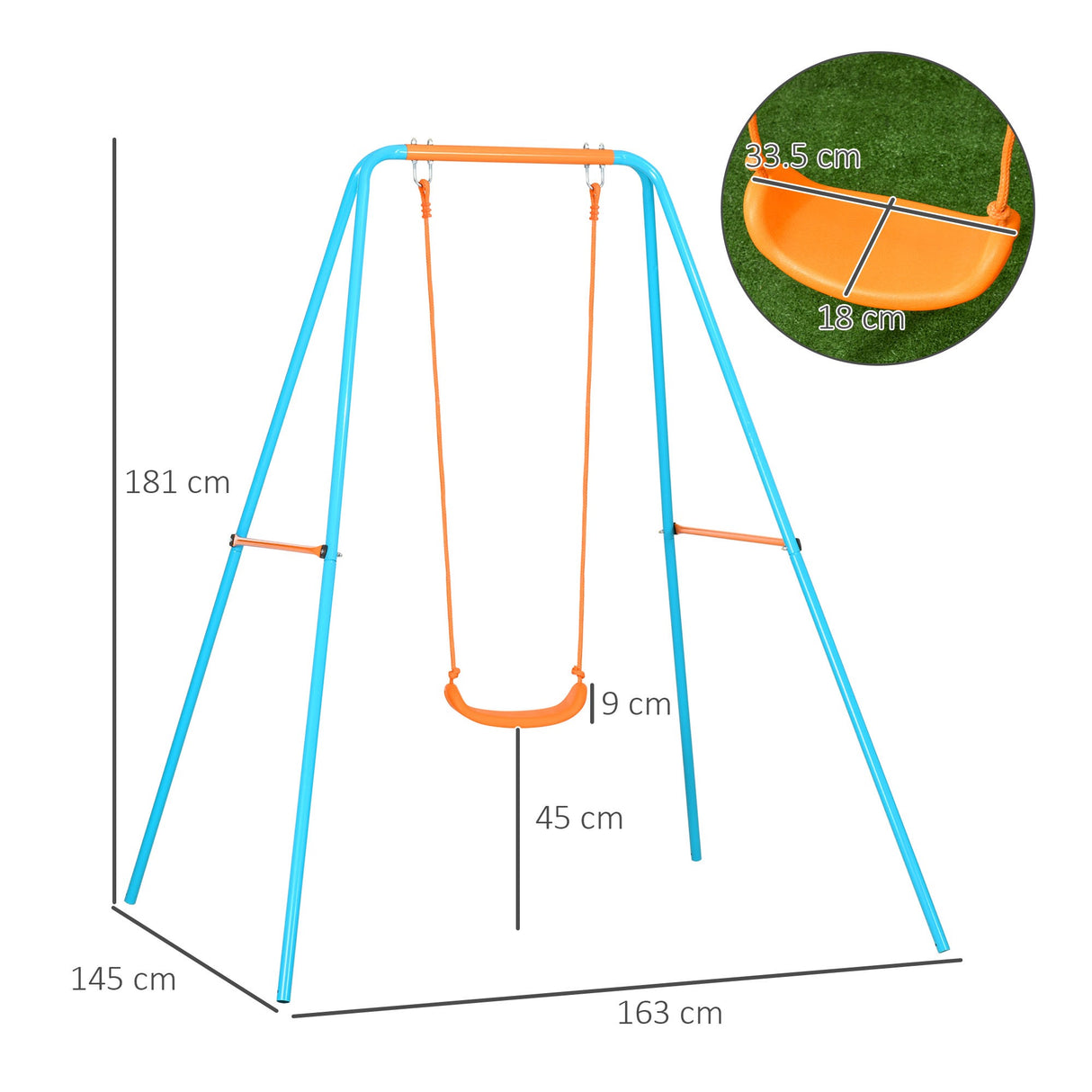 immagine-3-easycomfort-easycomfort-altalena-per-bambini-3-8-anni-da-giardino-in-acciaio-e-pe-con-seggiolino-e-picchetti-163x145x181-cm