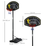 immagine-3-easycomfort-easycomfort-canestro-da-basket-altezza-regolabile-in-acciaio-con-base