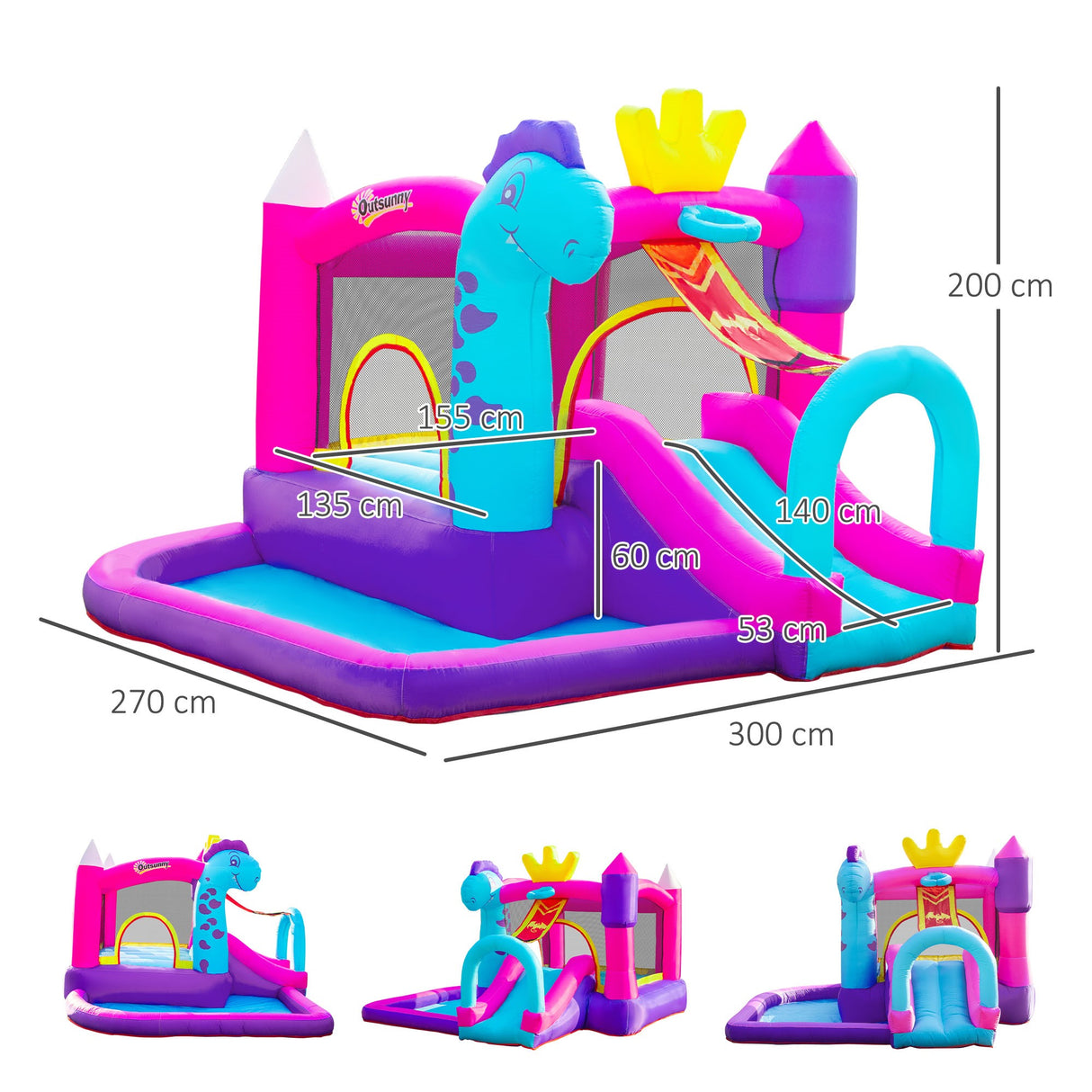 immagine-3-easycomfort-easycomfort-castello-gonfiabile-per-bambini-3-8-anni-con-scivolo-piscina-e-trampolino-3x2-7x2m