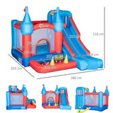 immagine-3-easycomfort-easycomfort-castello-gonfiabile-per-bambini-con-scivolo-trampolino-piscina-e-parete-da-arrampicata-333x280x210cm