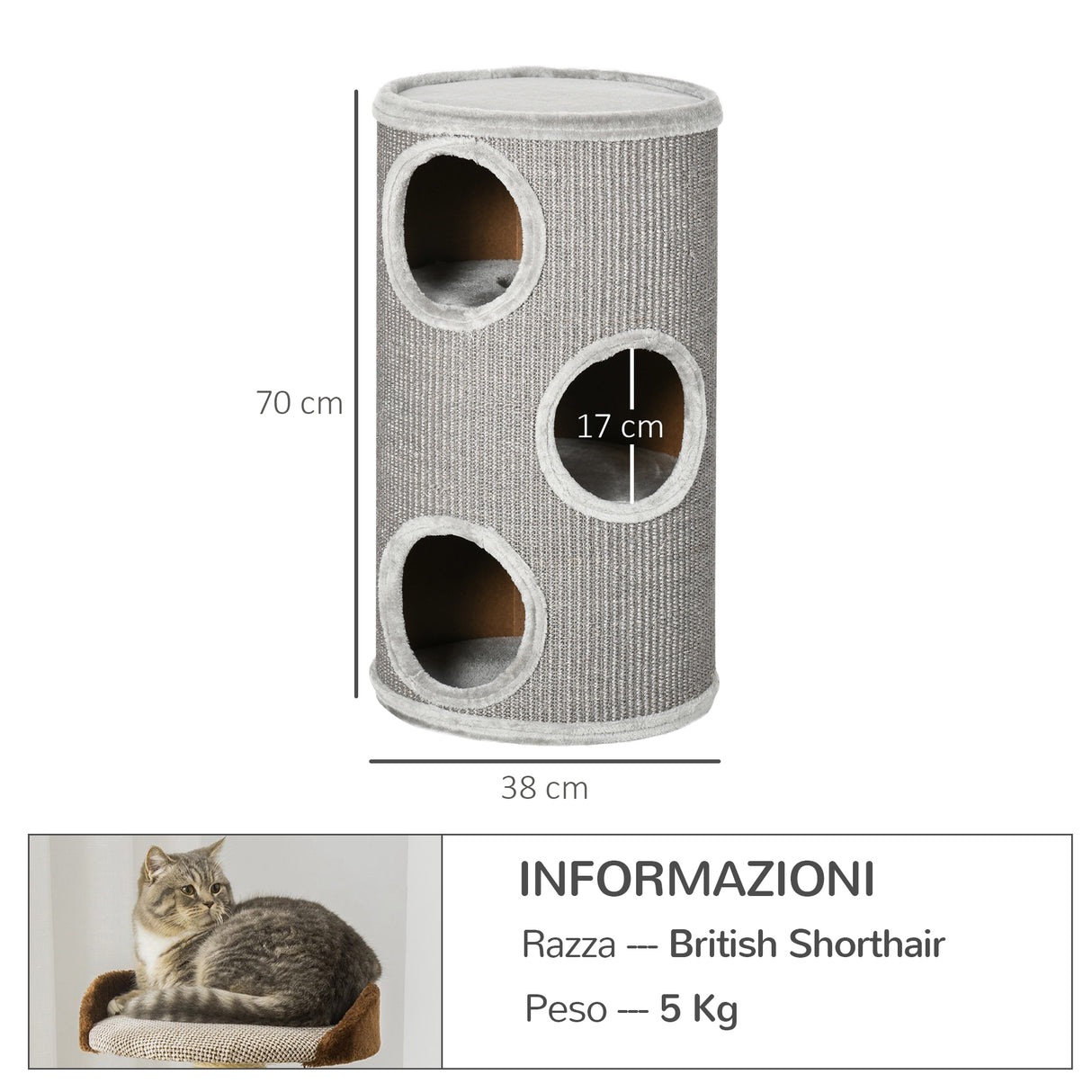 immagine-3-easycomfort-easycomfort-cuccia-per-gatti-a-3-livelli-con-tiragraffi-in-sisal-e-peluche-38x70cm-grigio-chiaro