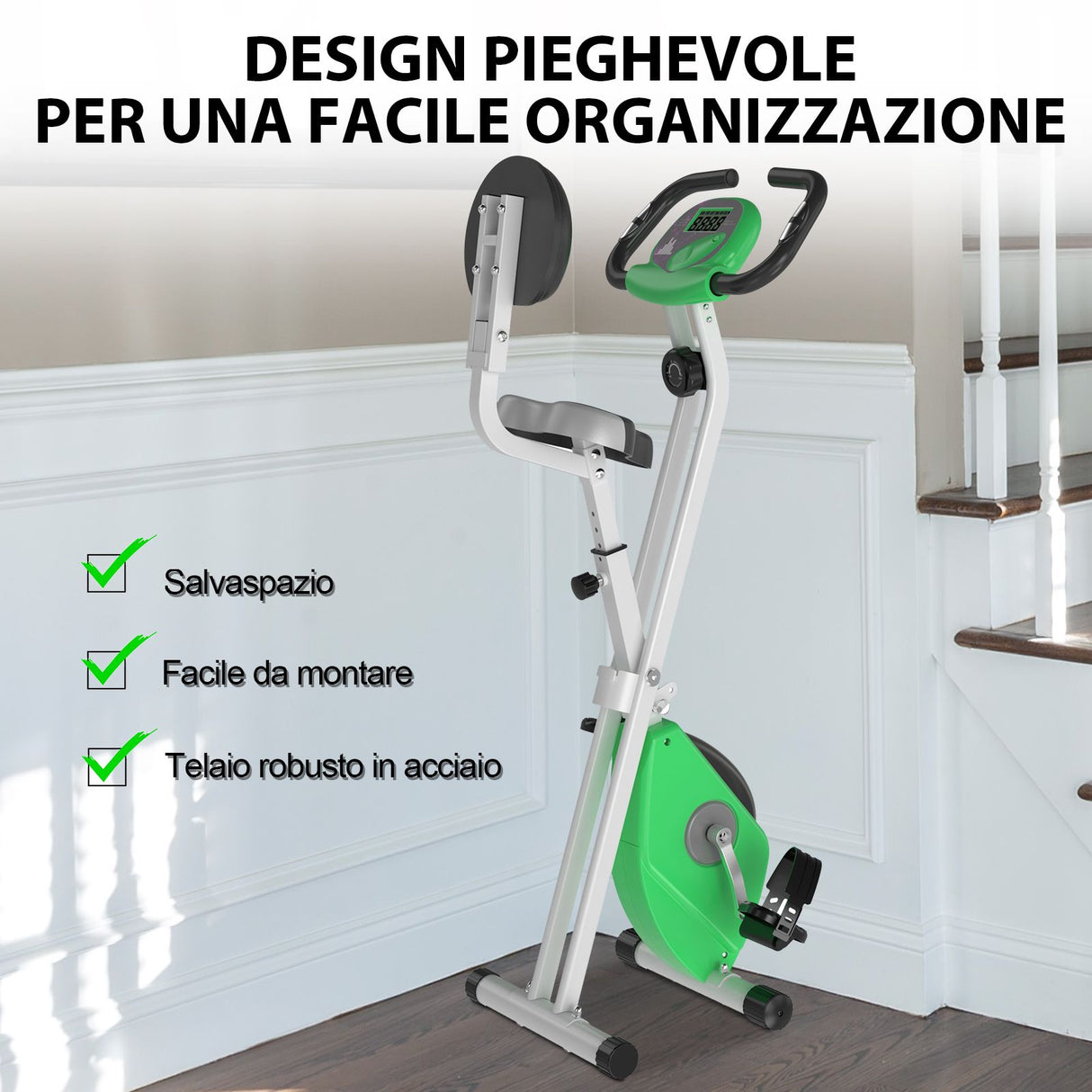 immagine-3-easycomfort-easycomfort-cyclette-magnetica-pieghevole-in-acciaio-con-altezza-e-intensita-regolabile-schermo-lcd-verde