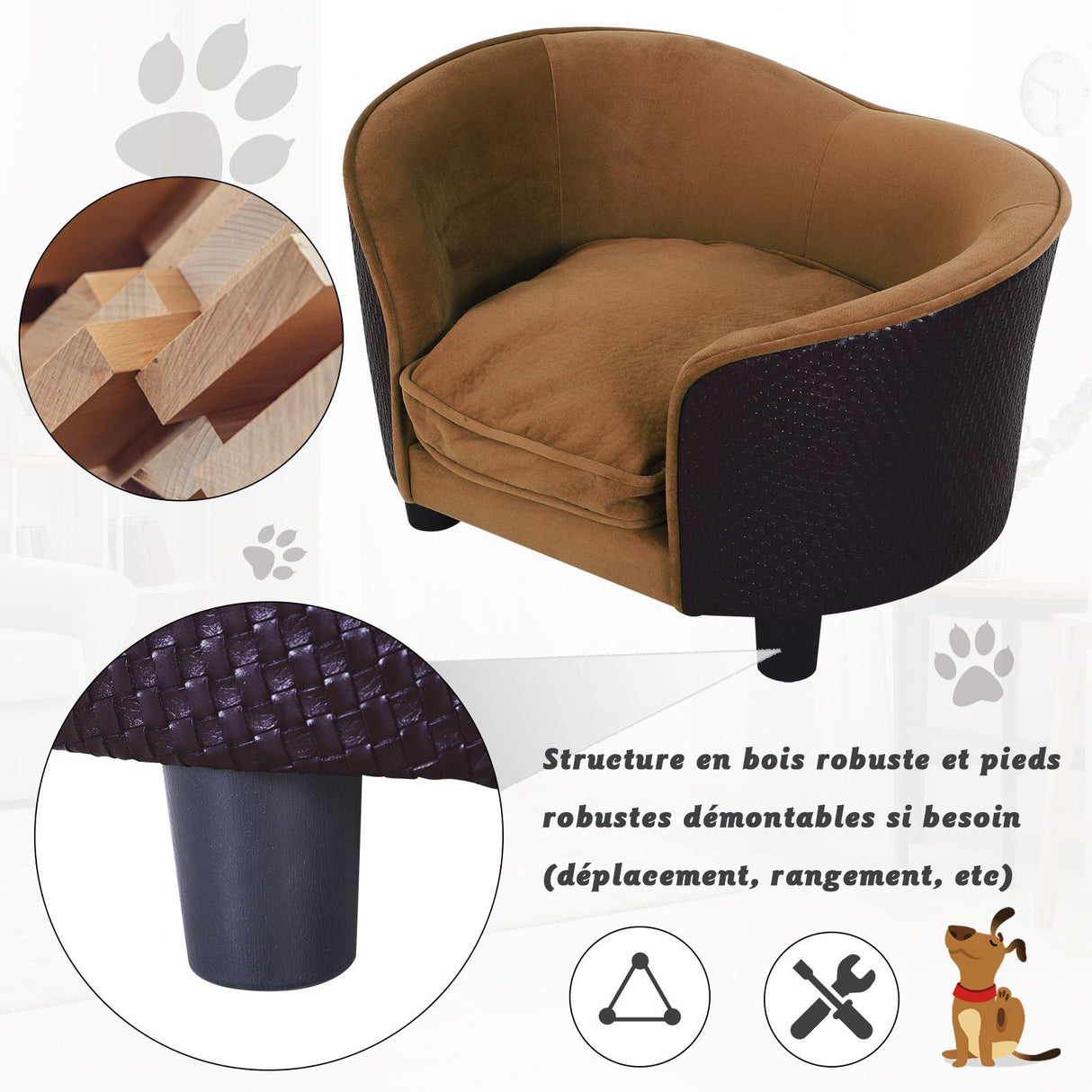 immagine-3-easycomfort-easycomfort-divanetto-da-interni-per-cani-con-cuscino-sfoderabile-marrone-70x48x40cm-ean-8055776914602