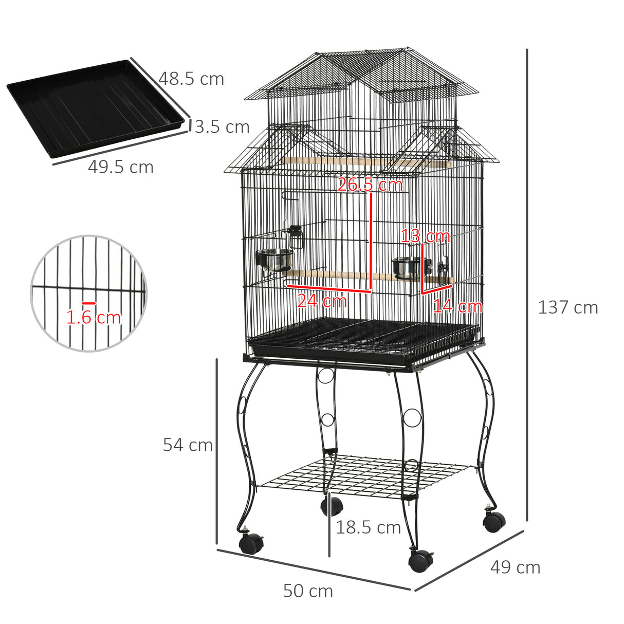 immagine-3-easycomfort-easycomfort-gabbia-per-uccelli-da-interni-in-acciaio-e-legno-con-vassoio-4-ruote-e-trespolo-50x49x137cm