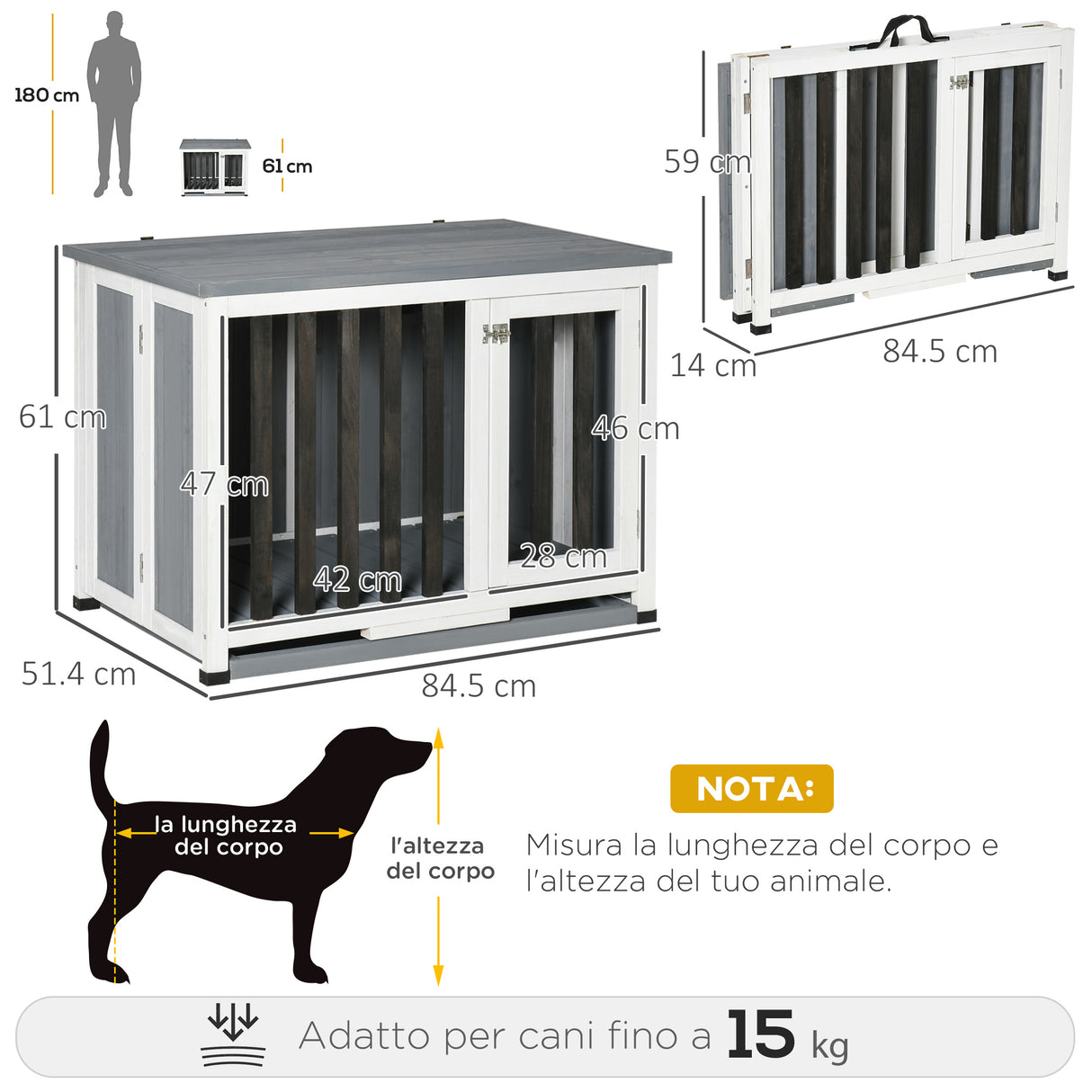 immagine-3-easycomfort-easycomfort-gabbia-pieghevole-per-cani-fino-15kg-in-legno-con-vassoio-estraibile-e-tetto-apribile-grigio